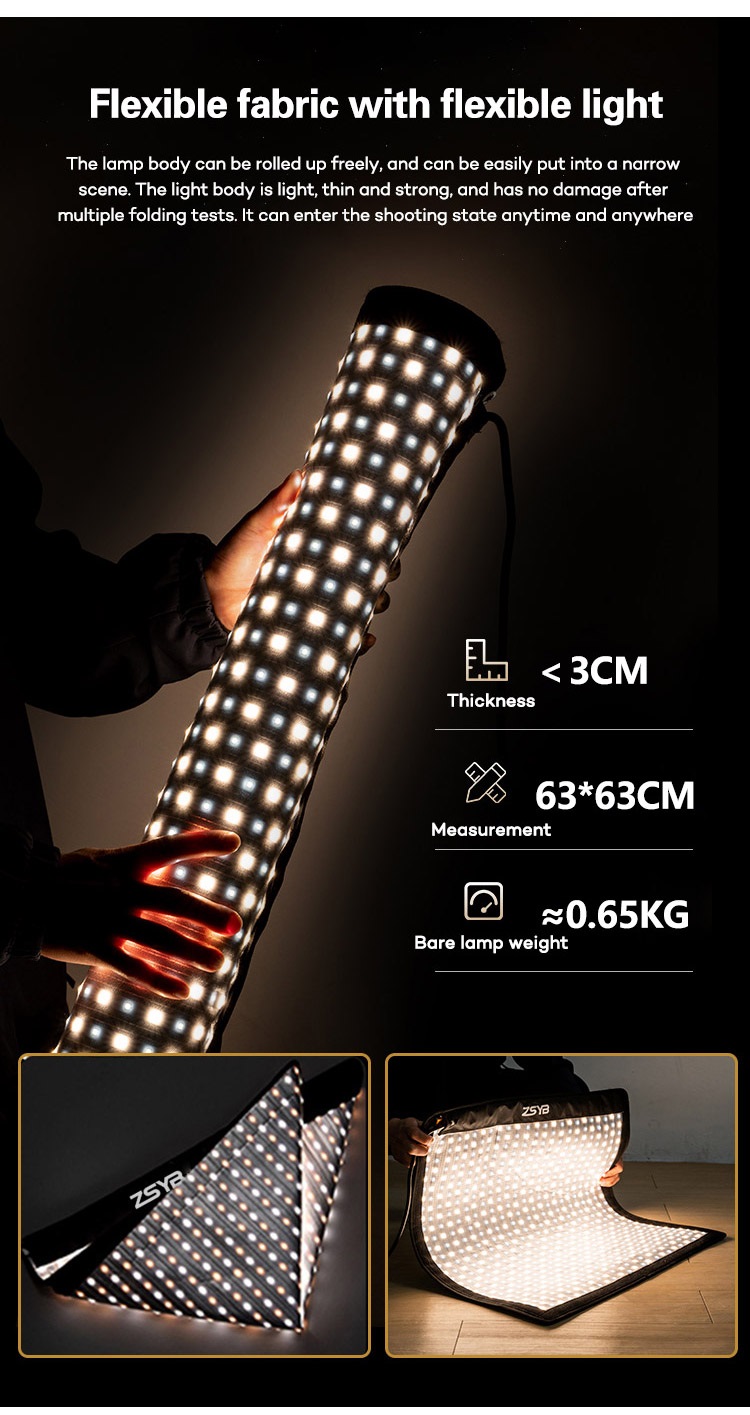 LED JB-150BI Light 63*63cm Softobx Photo Studio