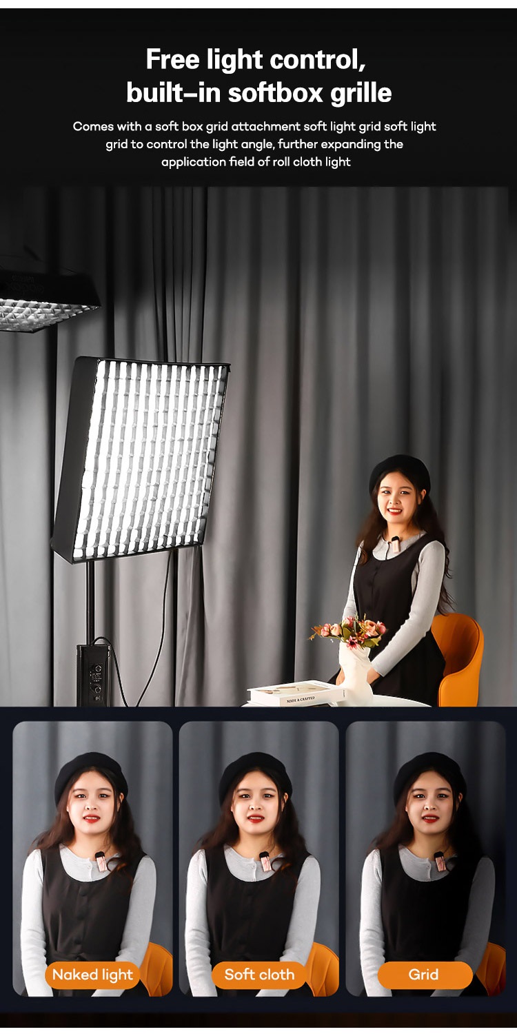 LED JB-150BI Light 63*63cm Softobx Photo Studio