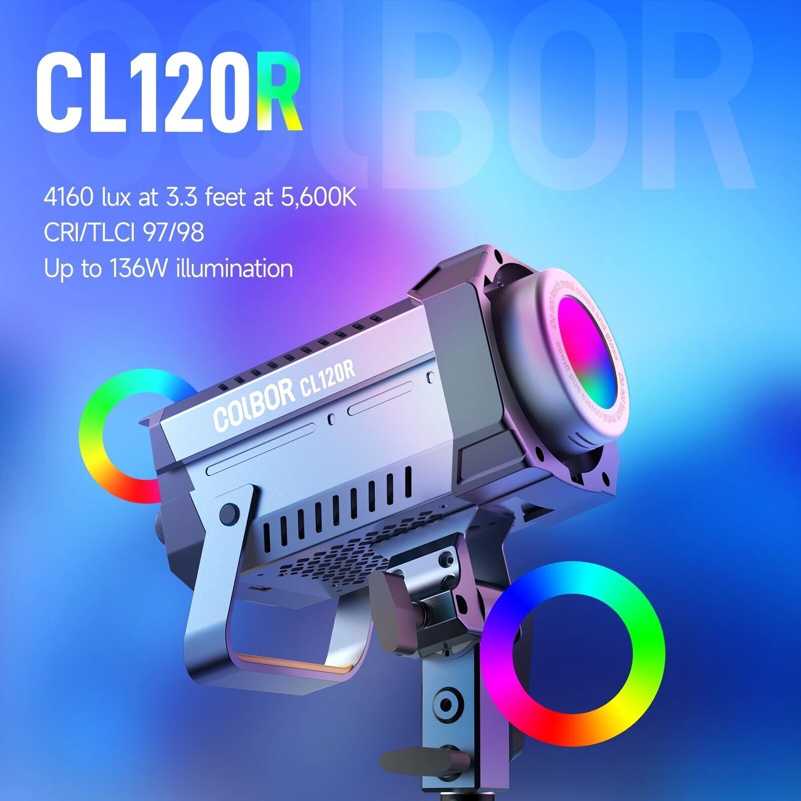Đèn Led Video Colbor CL120R RGB