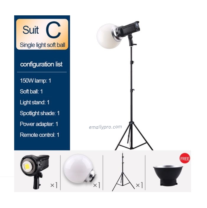 Bộ chụp sản phẩm - Video Light LED LZ150W-C