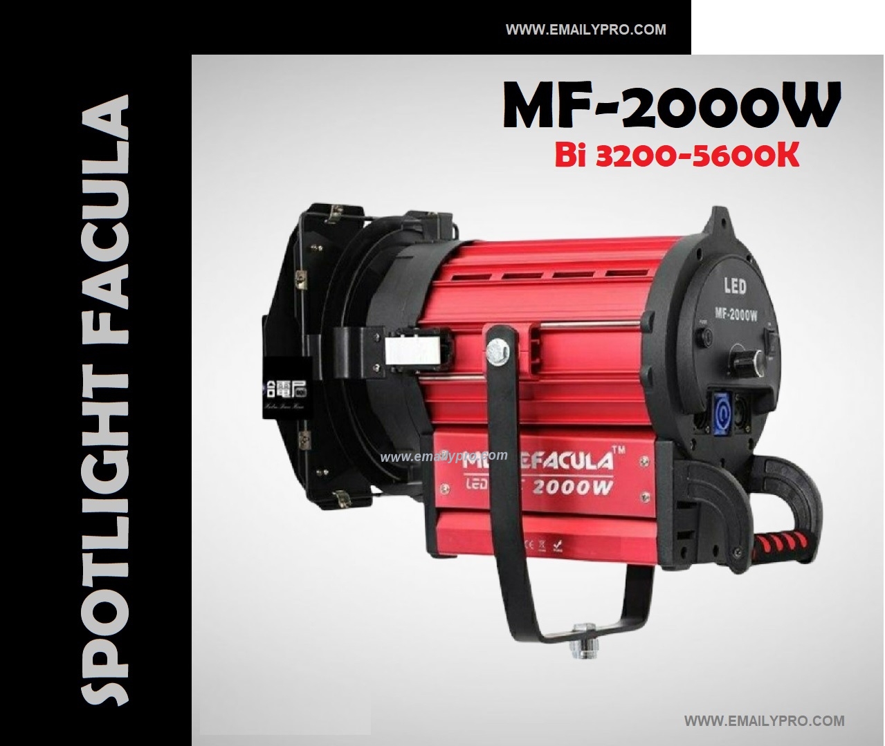 ĐÈN LED LIGHT MOVIEFACULA MF-2000W LIGHT Bi 3200-5600K