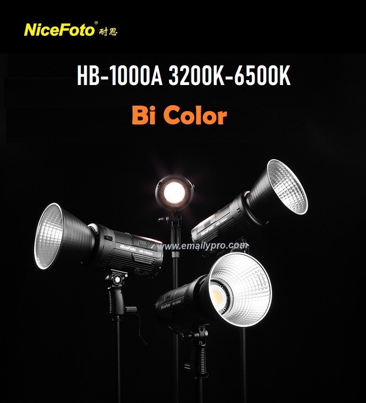 Đèn Video LED Ngoài Trời NiceFoto HB-1000A 3200K-6500K