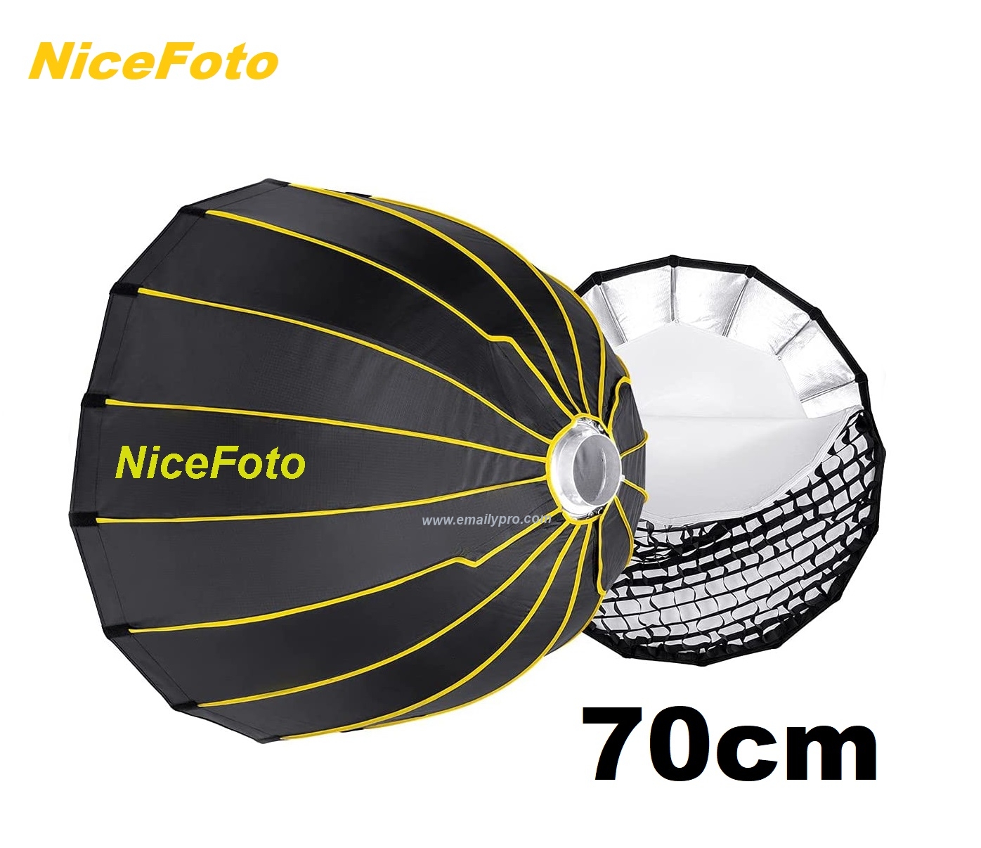 Softbox  Parabolic 70cm NiceFoto + Grid