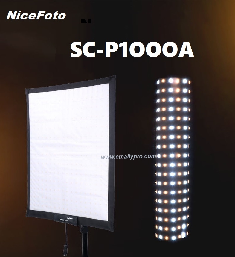 LED CUỘN NICEFOTO SC-P1000A FLEX 100W 3200K- 5600K