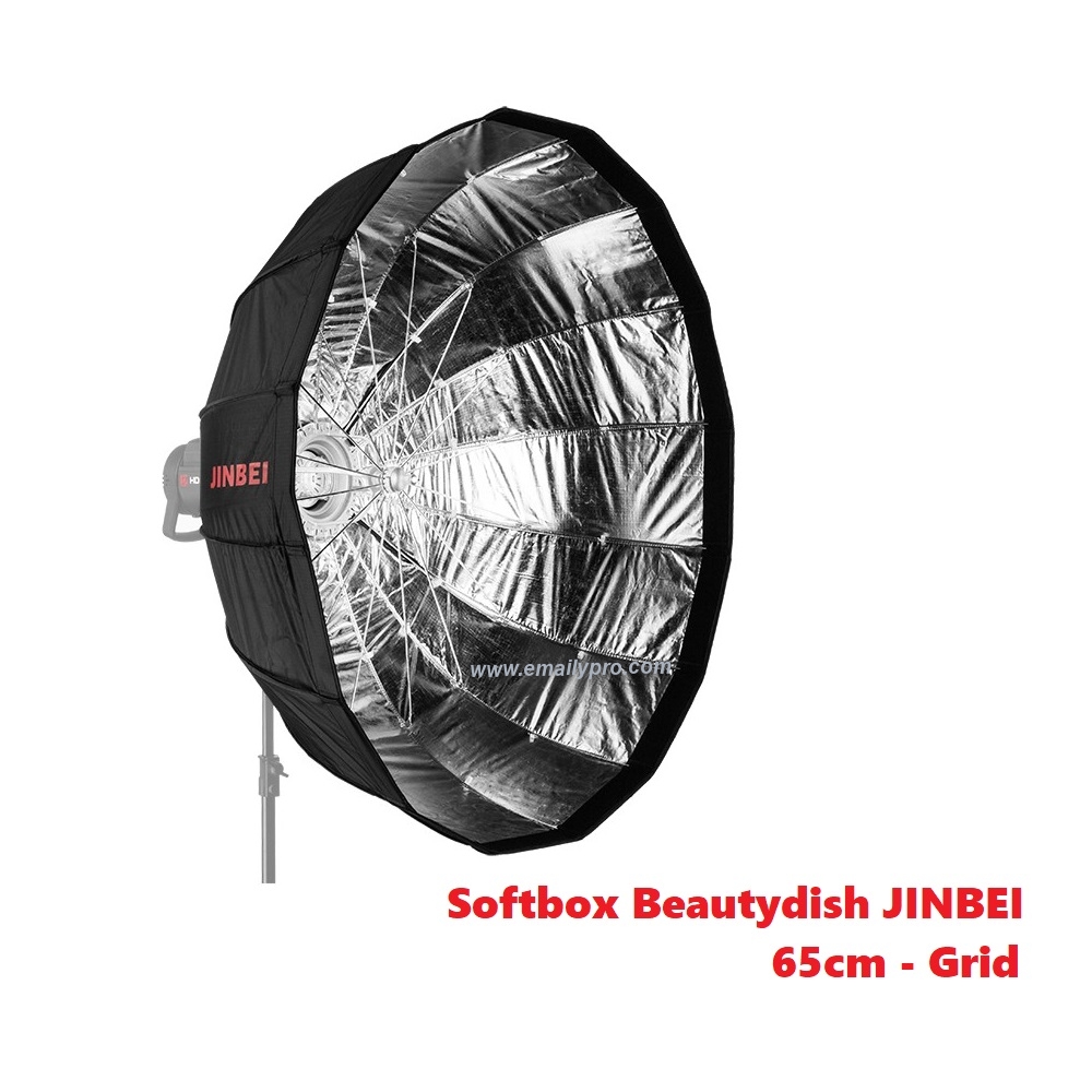 Softbox Beautydish JINBEI 65cm - Grid