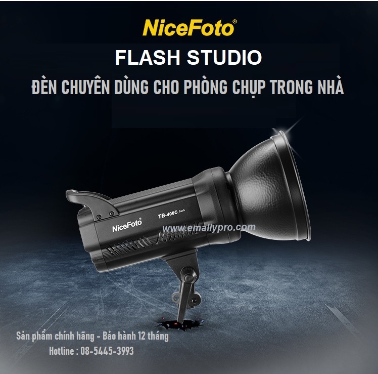 NiceFoto 2 Studio Flash Kit KT-TB433