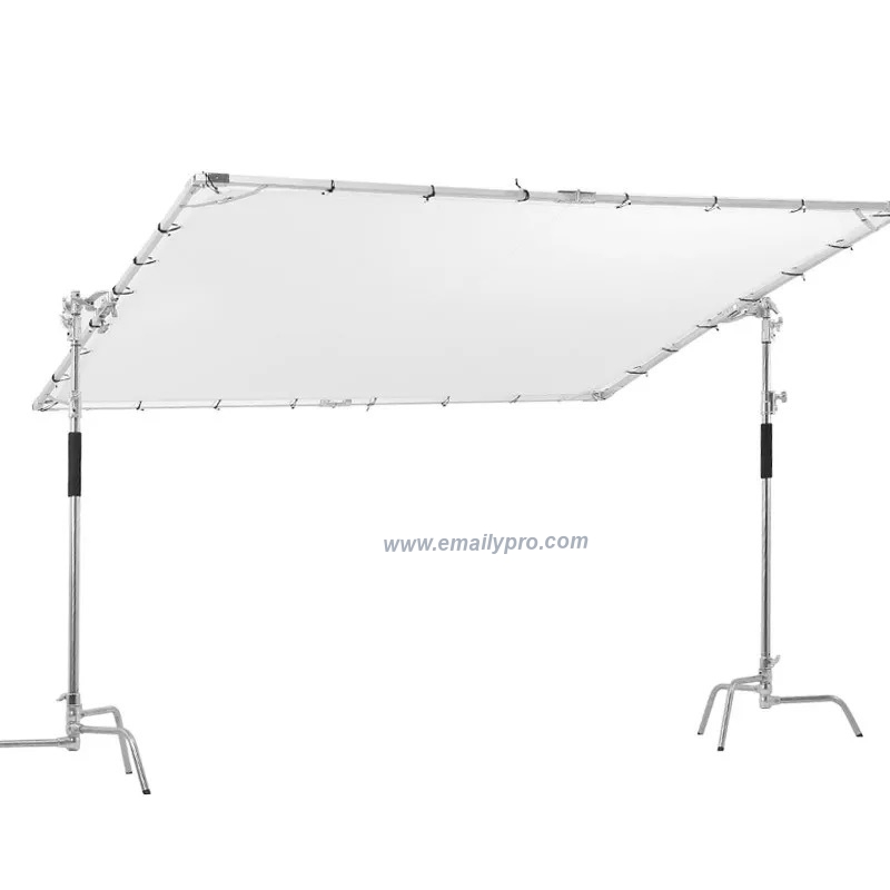 Background Diffuser Screen KIT 300cmX300cm + C-Stand