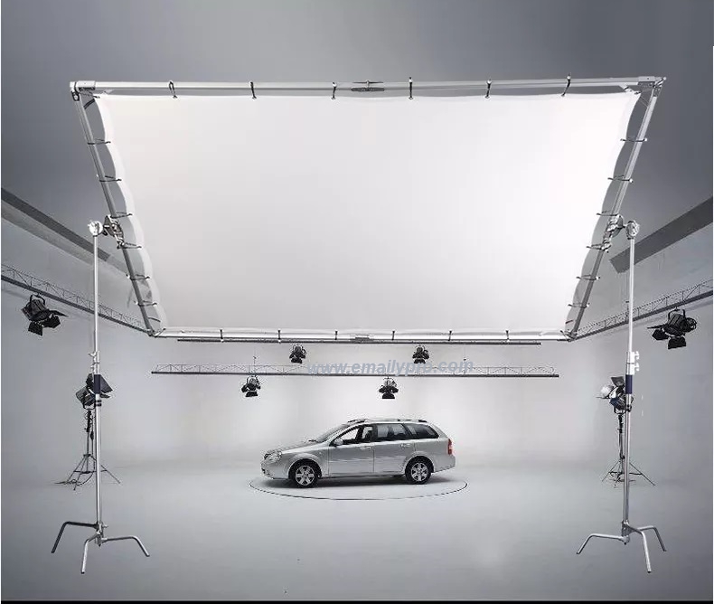 Background Diffuser Screen KIT 300cmX300cm + C-Stand