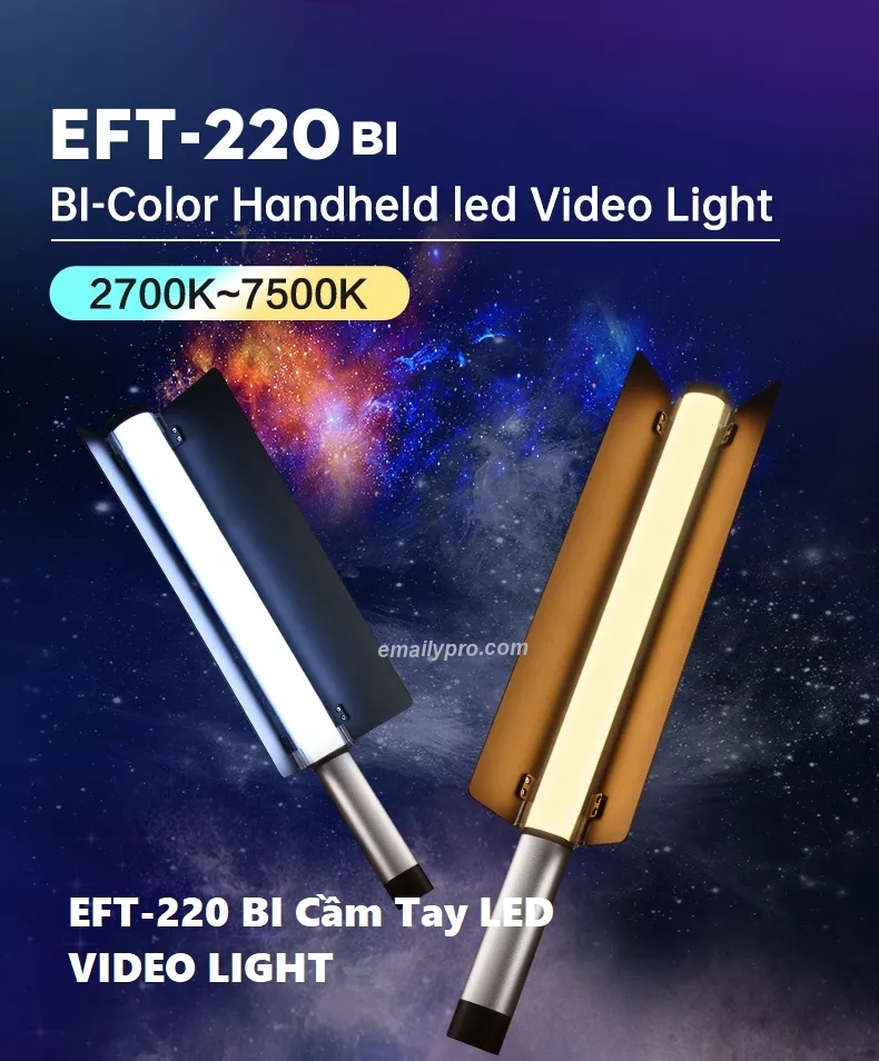 LED STICK JINBEI EFT220Bi  2000K ~ 7500K