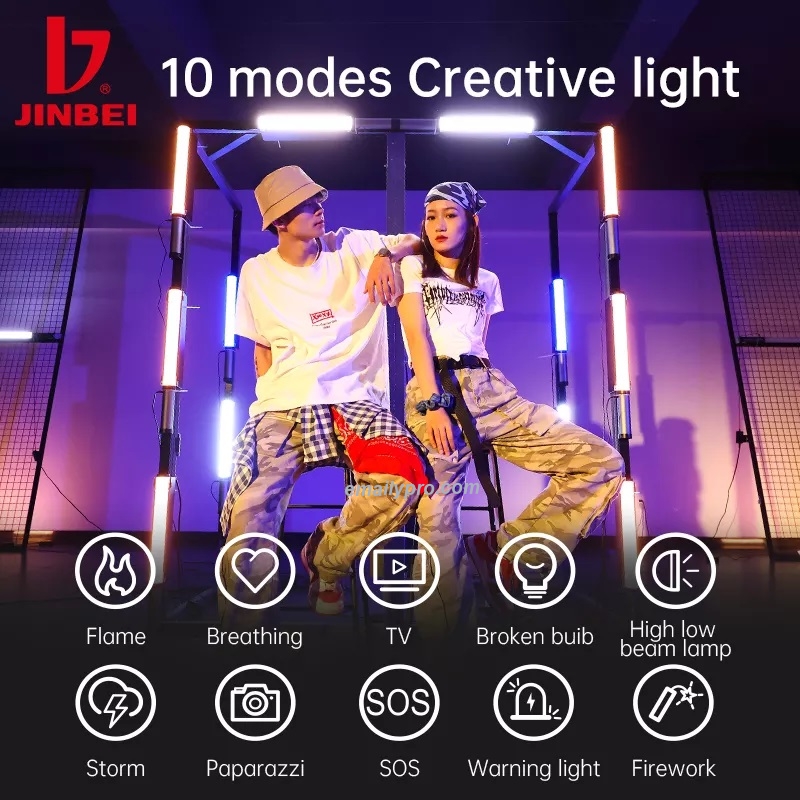 LED STICK JINBEI EFT-511 Bi Color 2000K ~ 7500K