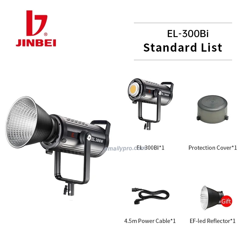 LED JINBEI EL-300Bi  NEW 300W 2700K-- 6500K