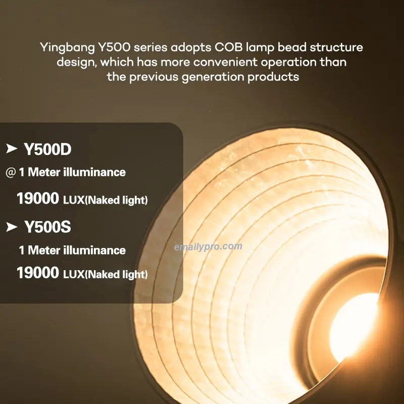 LED ZSYB YLED ZSYB Y-500S - 500W Bi Color 3200-5600K-500S - 500W Bi Color 3200-5600K