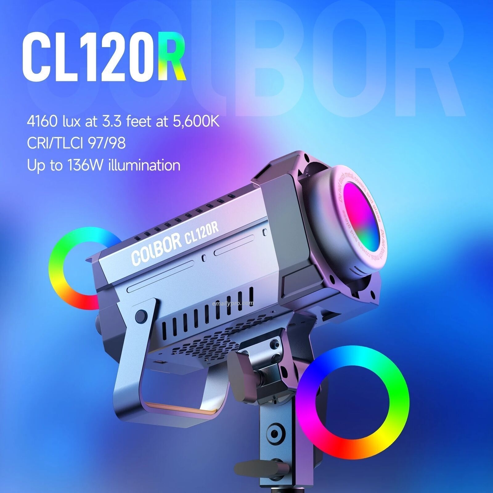 COLBOR CL120R RGB 2700k-6500K