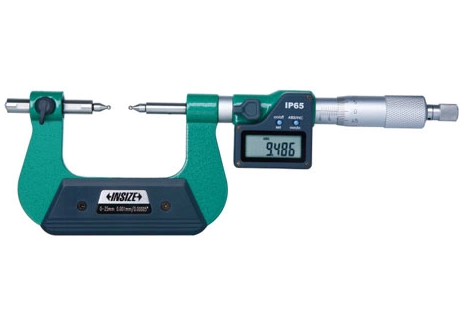 Panme đo răng điện tử Insize 3591-175A (150-175mm/6-7" 0.001mm/0.00005")