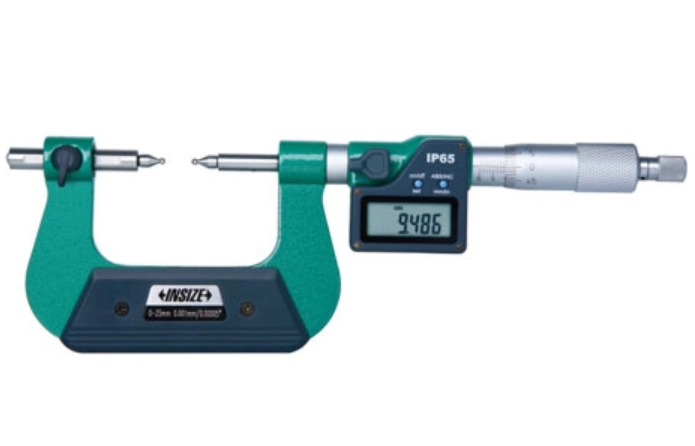 Panme đo răng điện tử Insize 3591-125A (100-125mm/4-5" 0.001mm/0.00005")