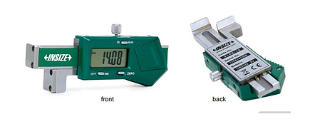 Đồng hồ đo chiều cao và khoảng cách rãnh Insize 2168-12, 0-12.7mm/0.01mm