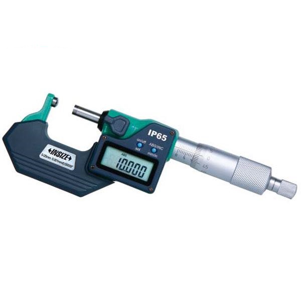 Panme đo độ dày ống điện tử INSIZE 3560-25SA (0-25mm/đầu đo hình cầu)