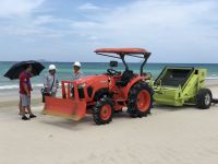 Bàn giao máy sàng cát bãi biển Movenpick Cam Ranh - Khánh Hòa