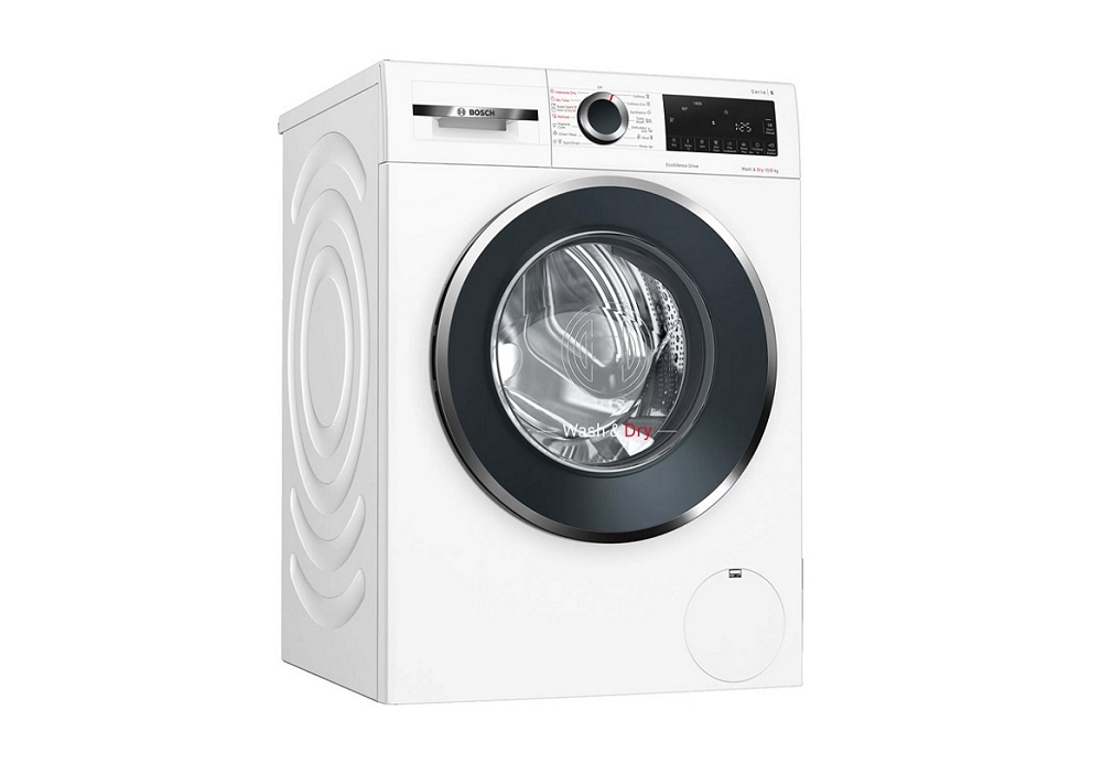 Máy giặt sấy Bosch WNA254U0SG màu trắng 10kg/6kg Series 6
