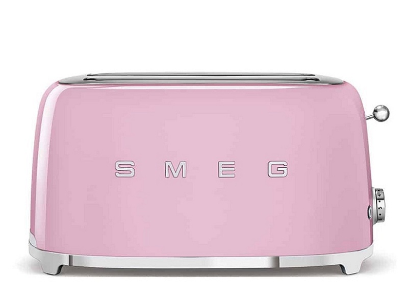 Máy nướng bánh mì Smeg TSF02PKEU 535.44.066 màu hồng