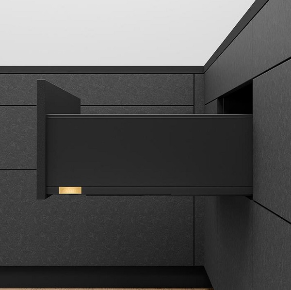 Ray hộp blum Legrabox-special-C chiều cao C 177mm đen vân carbon