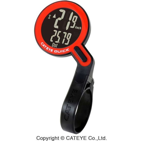Đồng hồ đo tốc độ CatEye Quick CC-RS100W 1604904 - Black/Red