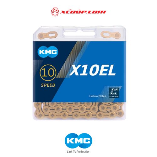 Xích KMC X10 EL Gold rỗng