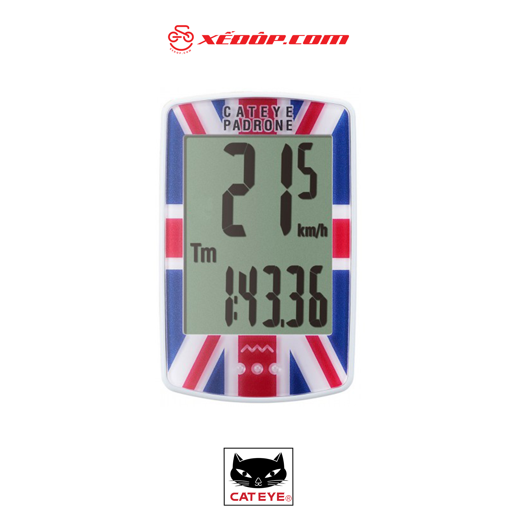 Đồng hồ đo tốc độ CatEye CC-PA100W Padrone 1604026N - UK