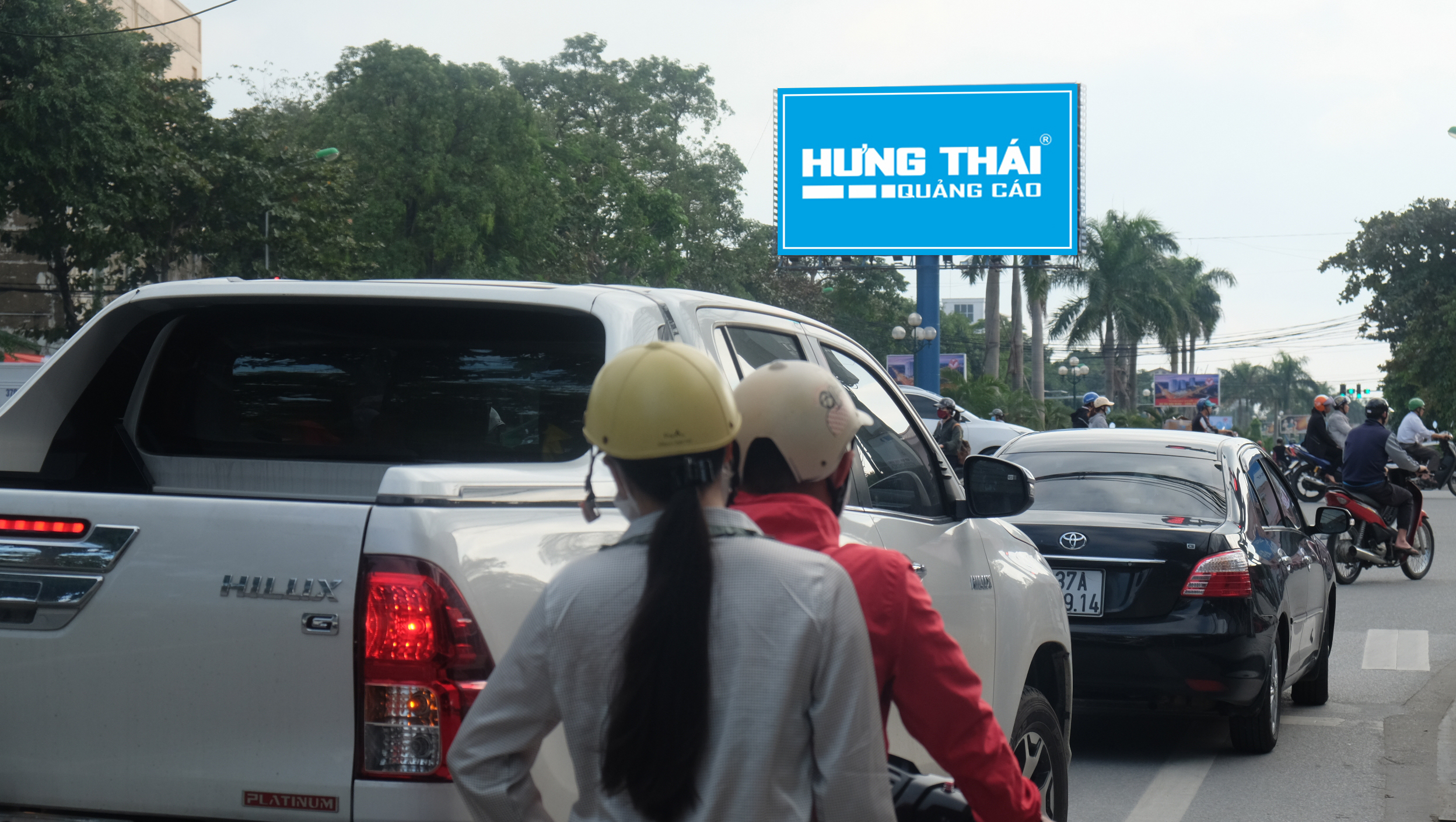 Pano Quảng cáo tại ngã 6 Trần Phú