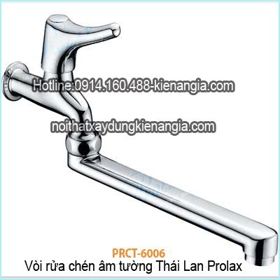 Vòi bếp âm tường,vòi lạnh bồn tắm Prolax PRCT-6006