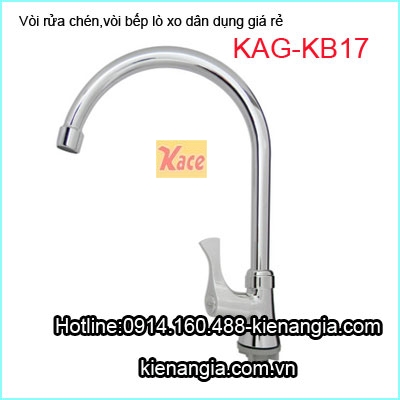 Vòi chậu rửa chén lạnh giá rẻ KAG-KB17