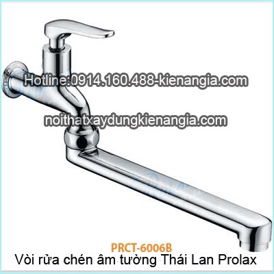 Vòi rửa bát âm tường,vòi lạnh bồn tắm Prolax PRC-6006B