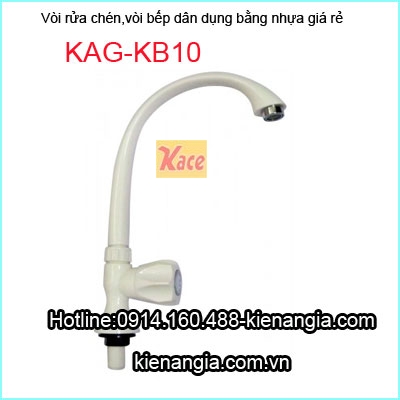 Vòi rửa chén bằng nhựa giá rẻ  KAG-KB10