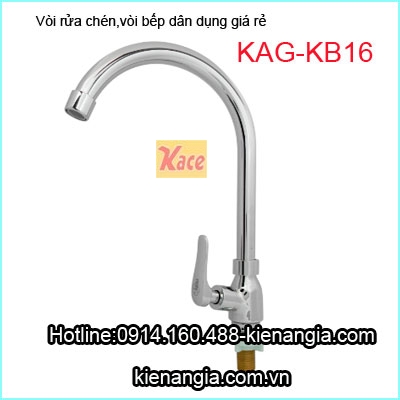 Vòi rửa chén lạnh phổ thông KAG-KB16