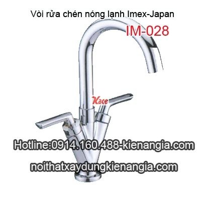 Vòi rửa chén bát nóng lạnh Imex-Japan IM028