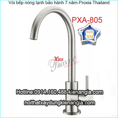 Vòi bếp SUS 304 nóng lạnh Proxia Thailand-PXA805