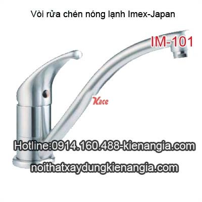 Vòi rửa chén bát nóng lạnh Imex-Japan IM101