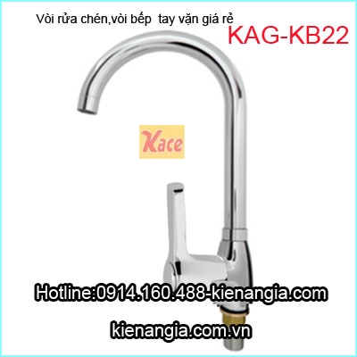 Vòi rửa chén lạnh thân to, cao KAG-KB22