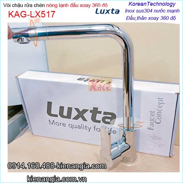 Vòi chén nóng lạnh cao cấp KAG-LX517