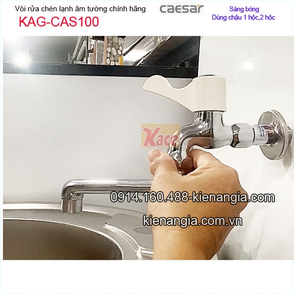 Vòi bếp âm tường,vòi xả bồn tắm Caesar KAG-CAS100
