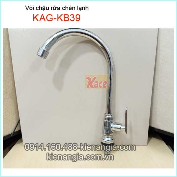 Vòi rửa chén lạnh  thân vuông KAG-KB39
