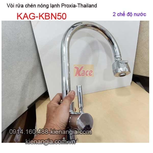 Vòi rửa chén nóng lạnh Proxia KAG-KBN50