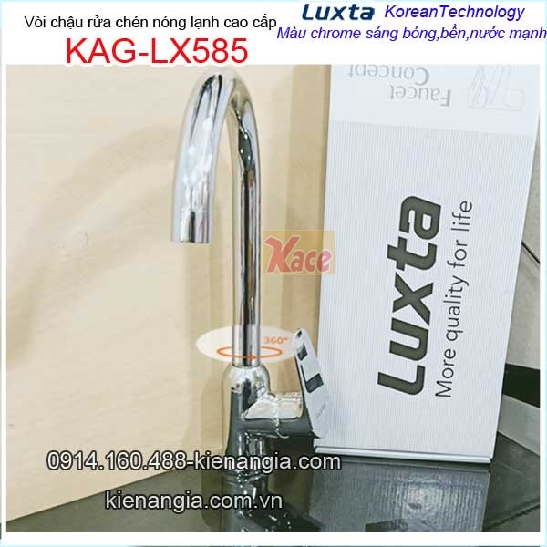 Vòi rửa chén nóng lạnh Luxta-Korea KAG-LX585