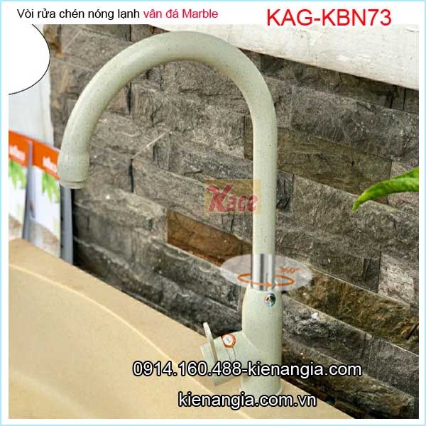 Vòi rửa chén vân đá mài  nóng lạnh KAG-KBN73