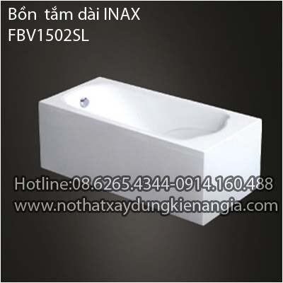 Bồn tắm dài chân yếm  INAX FBV1502SL