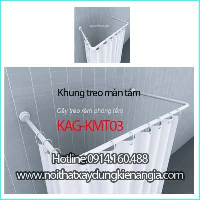 Khung treo màn tắm KAG-KMT03