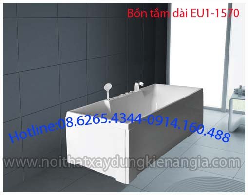 Bồn tắm dài chân yếm Acrylic EUROCA EU1-1570