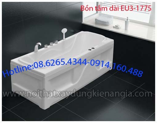 Bồn tắm dài chân yếm Acrylic EUROCA EU3-1775