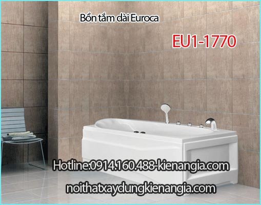 Bồn tắm dài chân yếm Crystal EUROCA EU1-1770