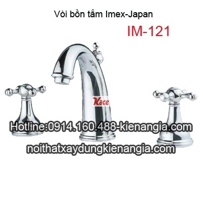 Vòi nóng lạnh lavabo âm bàn,vòi bồn tắm Imex-Japan IM-121